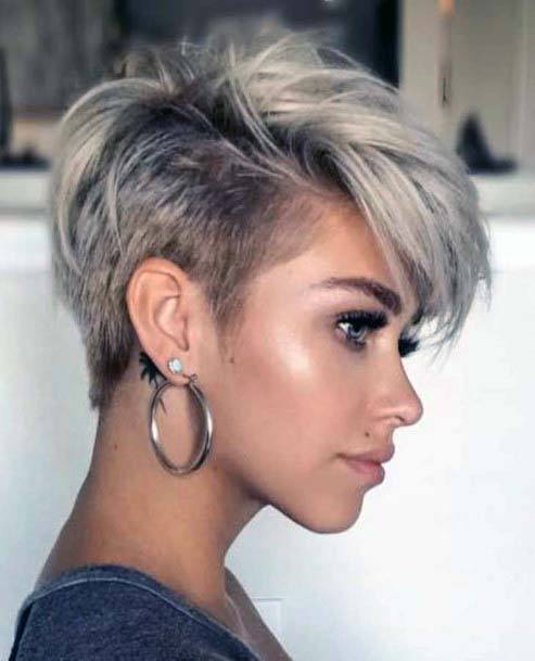 Classic Thick Crowned Pixie Haircut Women