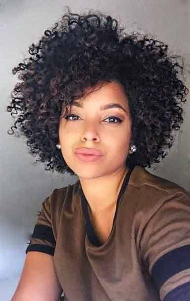 Classy Curly Hairstyles For Black Women