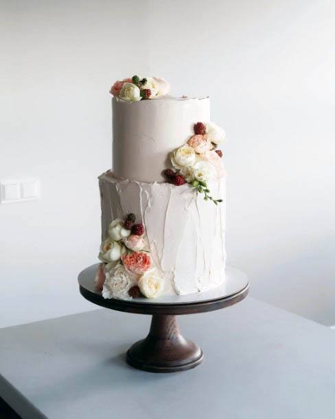 Classy Wedding Cake Flowers