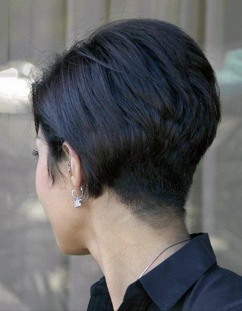 Clean Tapered Neck Pixie Hairstyles For Women Over 40