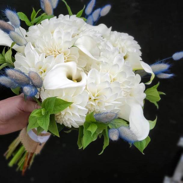 Clear White Wedding Flowers