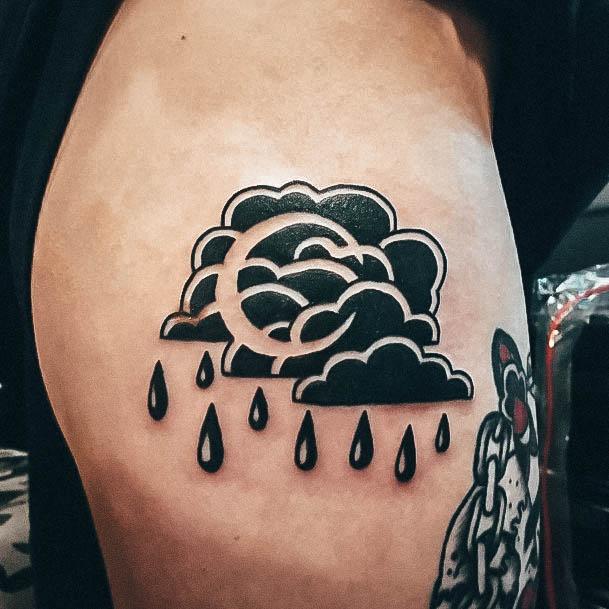 Clouds Girls Tattoo Ideas