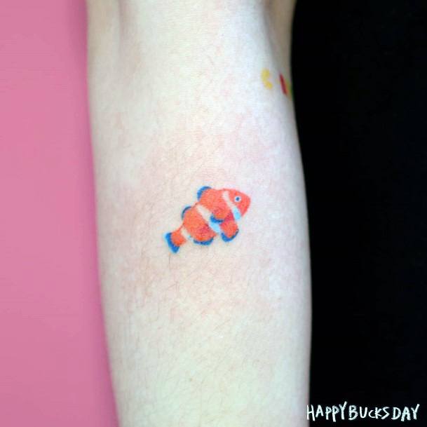 Clown Fish Womens Feminine Clown Fish Tattoos