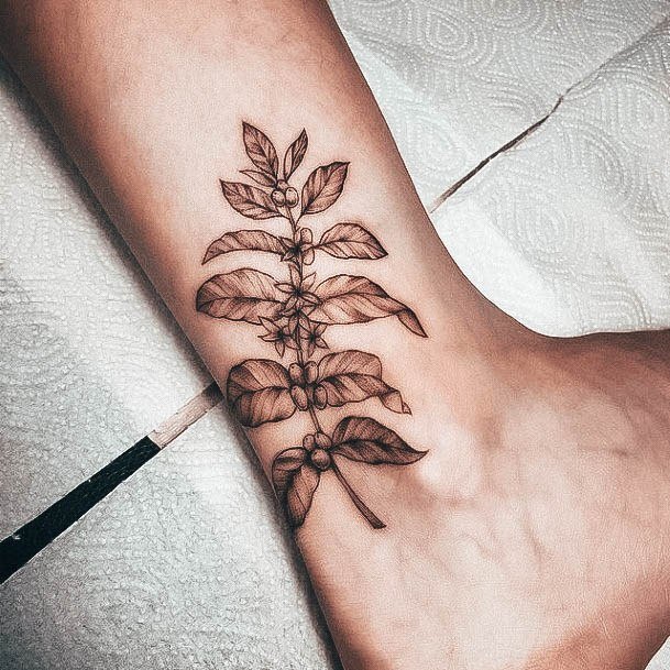 Coffee Bean Womens Tattoo Ideas