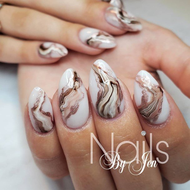 Coffee Girls Nail Ideas