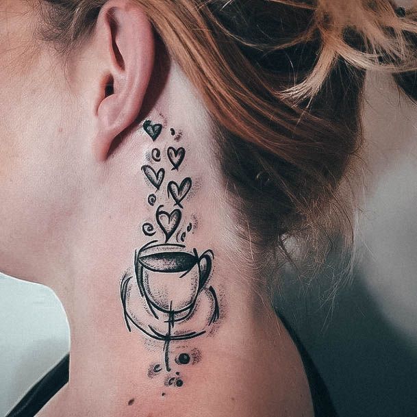 Coffee Mug Womens Tattoo Ideas