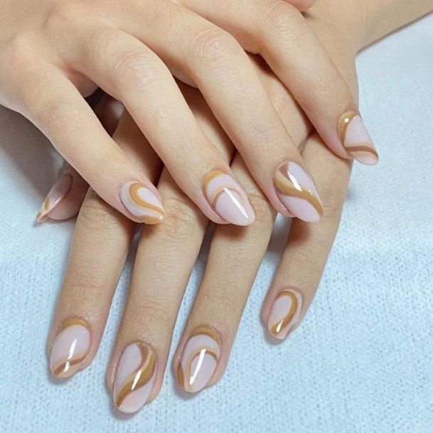 Coffee Nail For Ladies