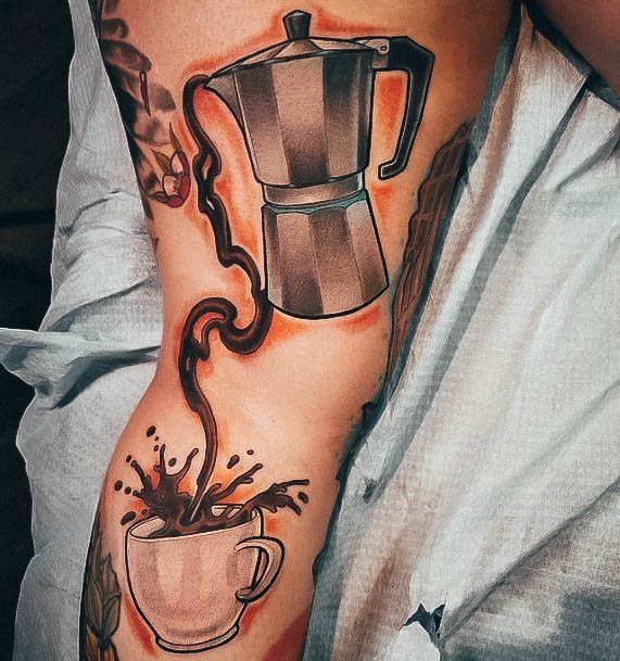 Coffee Pot Girls Tattoo Ideas