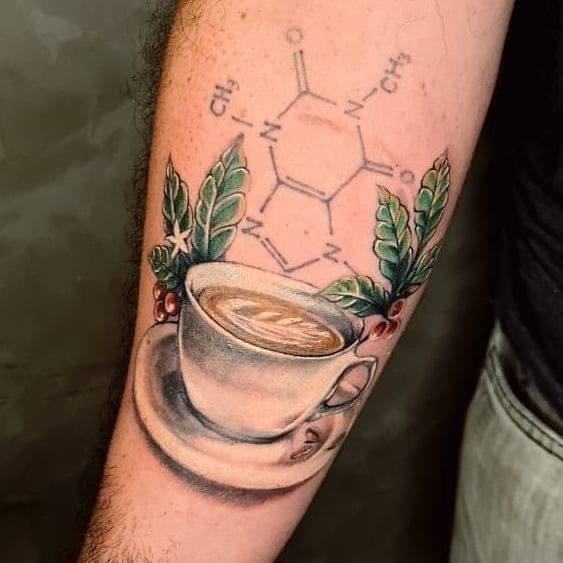 Coffee Tattoo Ideas For Girls