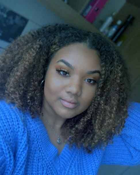 Coffee Toned Curly Hairstyles For Black Women