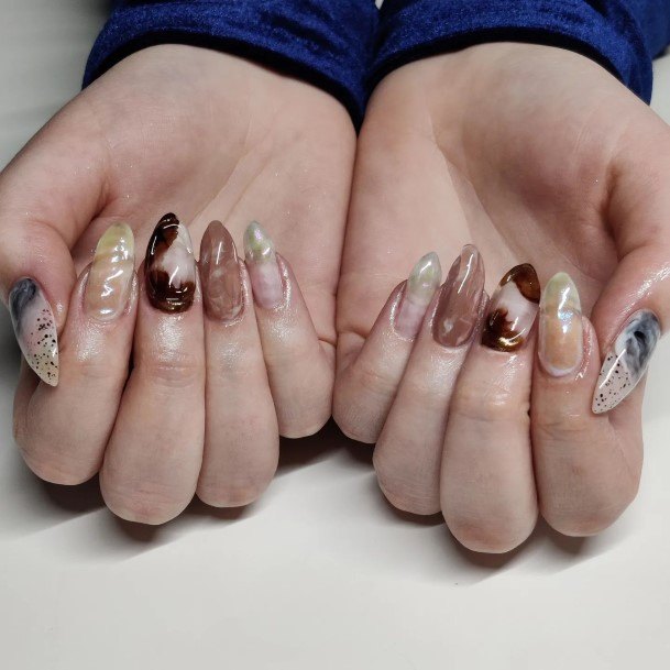 Coffee Womens Nail Designs