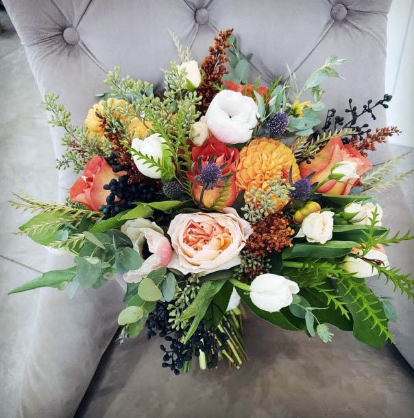 Collection Of Fall Wedding Flowers