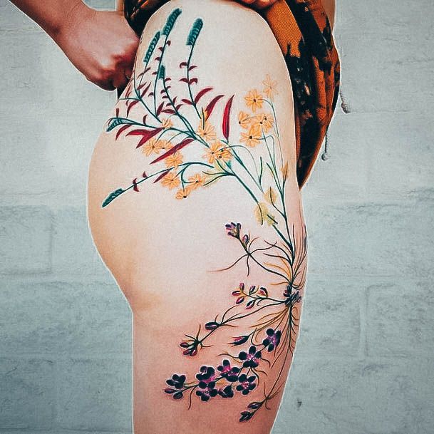 Color Tattoo Design Inspiration For Women