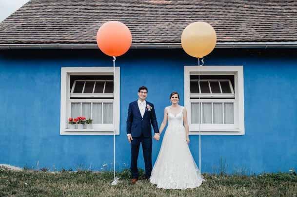 Colored Balloons Cheap Wedding Decorations