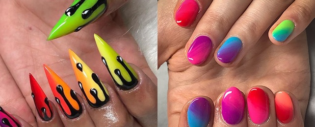 Top 50 Best Colorful Ombre Nails For Women – Pretty Rainbow Designs