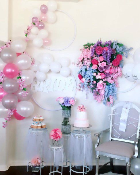 Colorful Pastel Shaded Decorations Wedding Shower