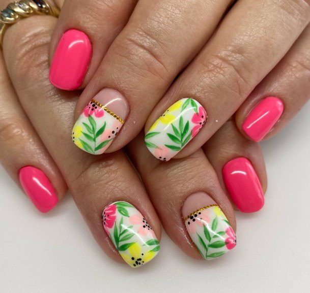 Top 100 Best Beach Nail Ideas For Women - Tropical Designs