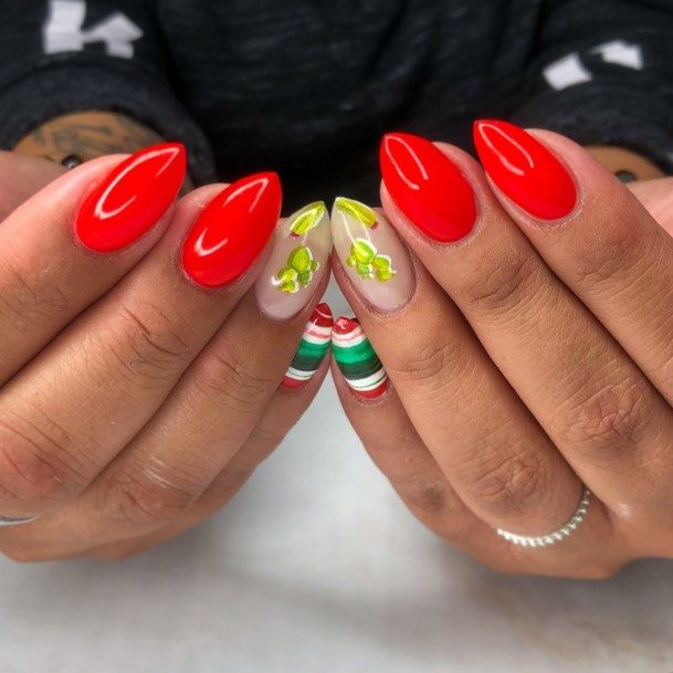 Colorful Womens Cinco De Mayo Nail Design Ideas