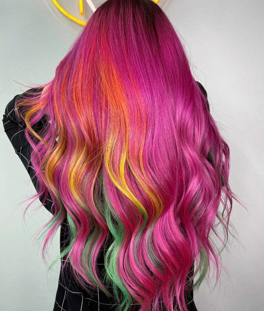 Colorful Womens Cool Hair Dye Ideas Design Ideas