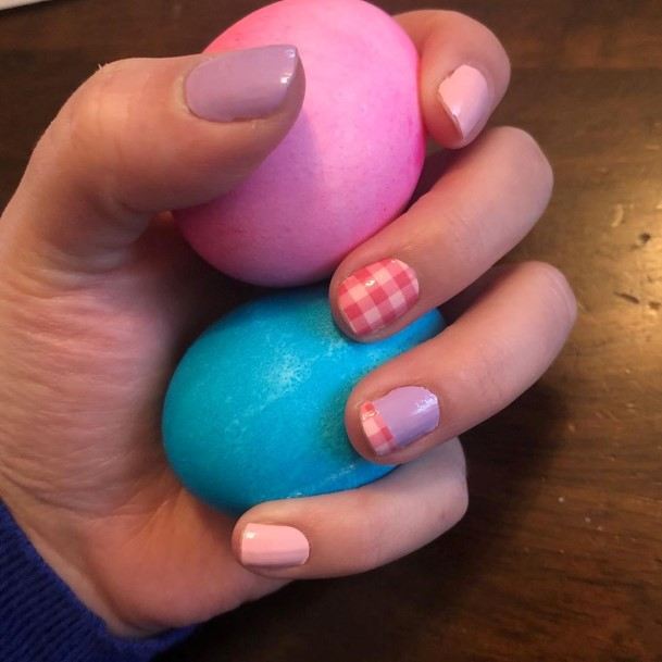 Colorful Womens Easter Nail Design Ideas