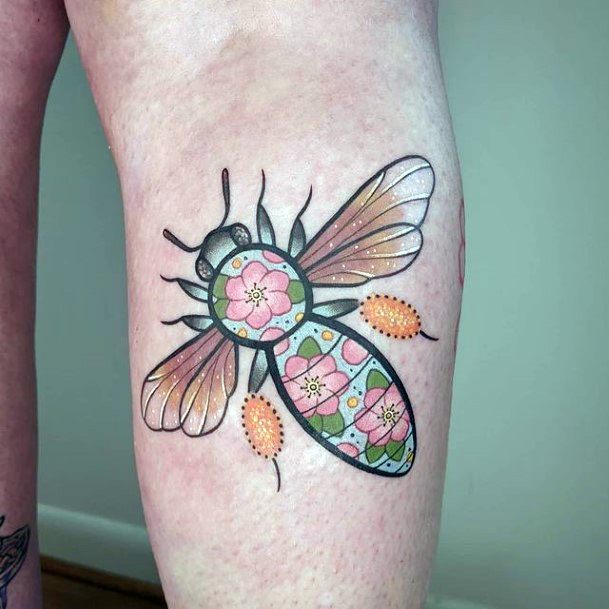 Colorful Womens Girly Tattoo Design Ideas