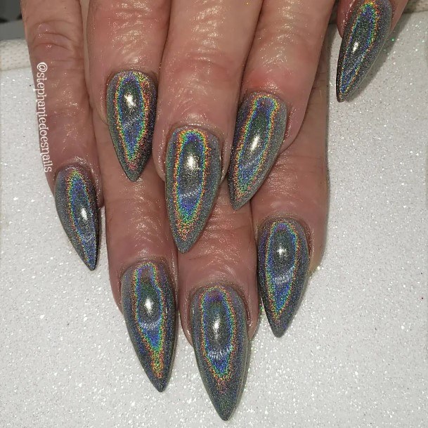 Colorful Womens Glamorous Nail Design Ideas