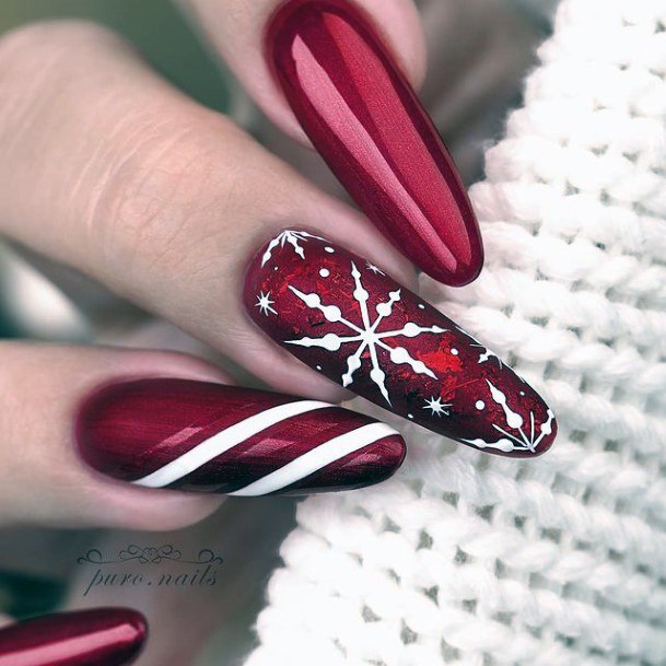 Colorful Womens Holiday Nail Design Ideas