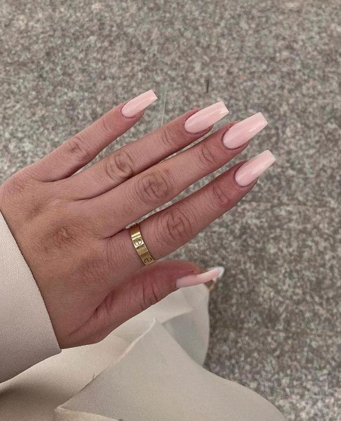 Colorful Womens Light Nude Nail Design Ideas
