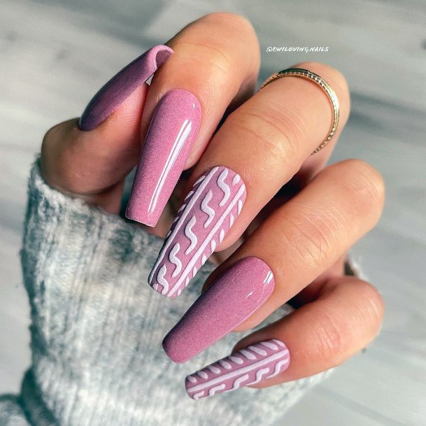 Colorful Womens Pink Nail Design Ideas