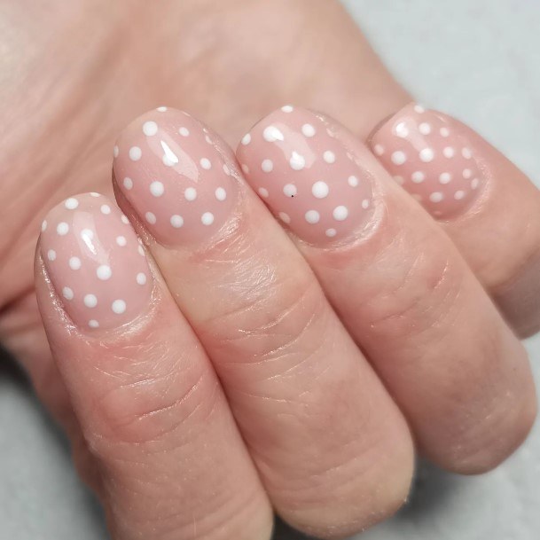 Colorful Womens Polka Dot Nail Design Ideas