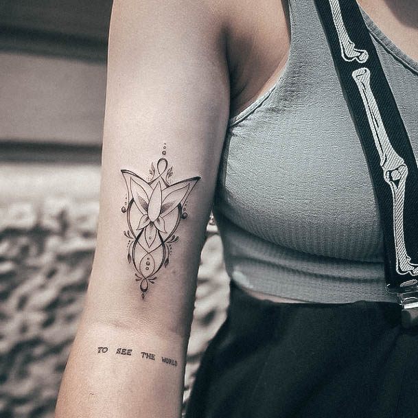 Colorful Womens Small Arm Tattoo Design Ideas