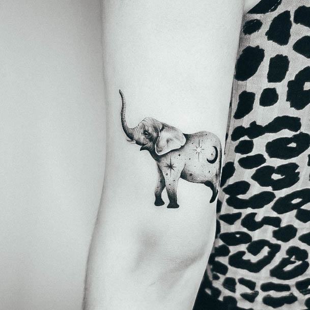 Top 100 Best Small Elephant Tattoos For Women - Girl's Design Ideas