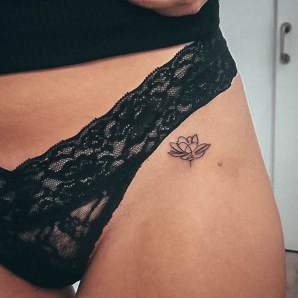 Cute and Small Hip Tattoos For Girls