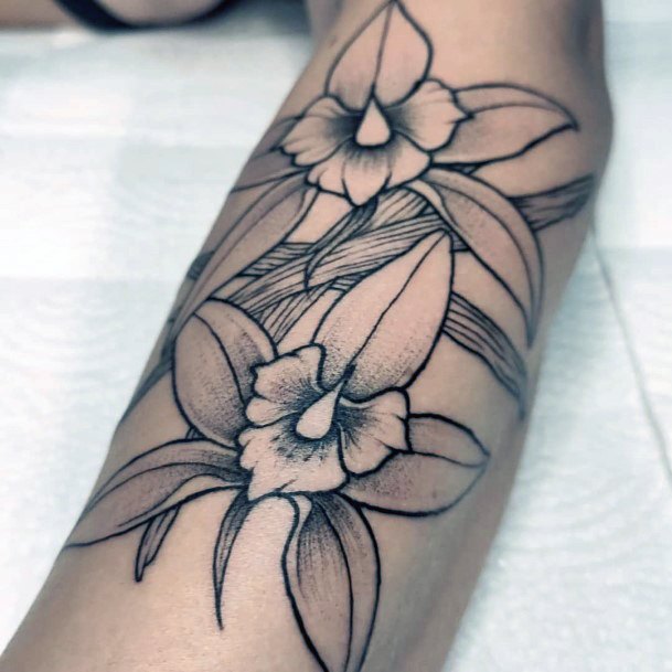 Colorful Womens Vanilla Tattoo Design Ideas