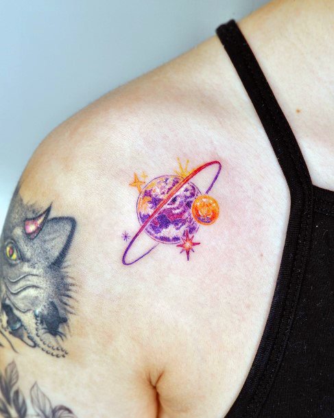 Comet Womens Feminine Comet Tattoos