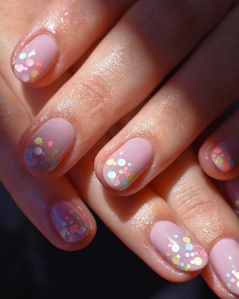 Confetti Female Nail Designs