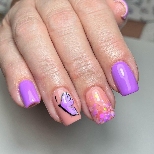 Confetti Nail Design Inspiration For Women