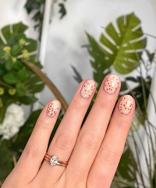 Confettiic Womens Confetti Nail Designs