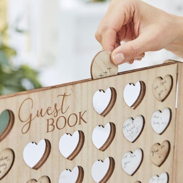 Connect Four Wedding Guest Book Ideas