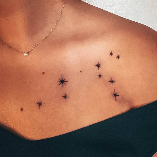 Constellation Constellation Tattoo On Woman