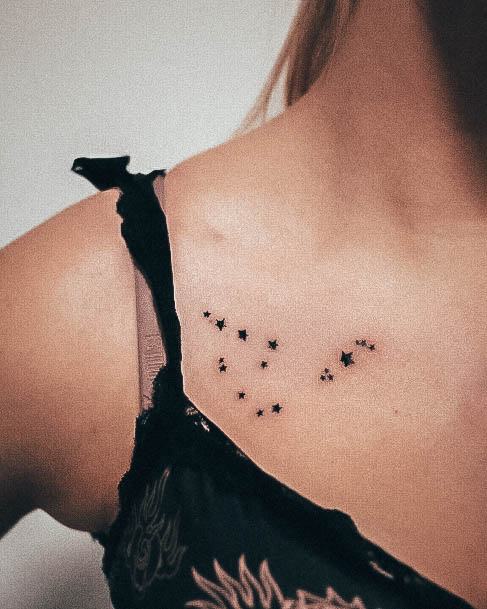 Constellation Female Tattoo Designs