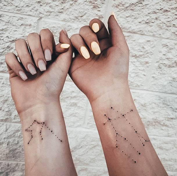 Constellation Girls Tattoo Ideas