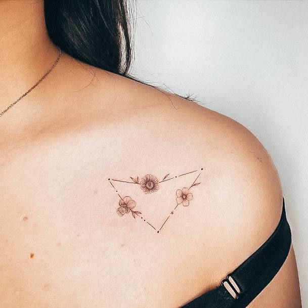 Constellation Tattoo For Ladies