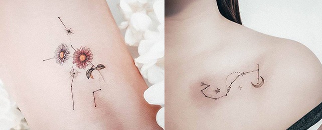 Top 100 Best Constellation Tattoos For Women – Star Design Ideas