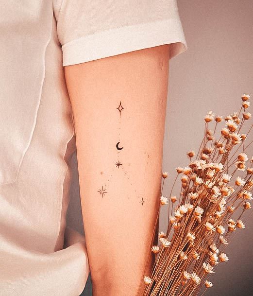 Constellation Womens Tattoo Designs