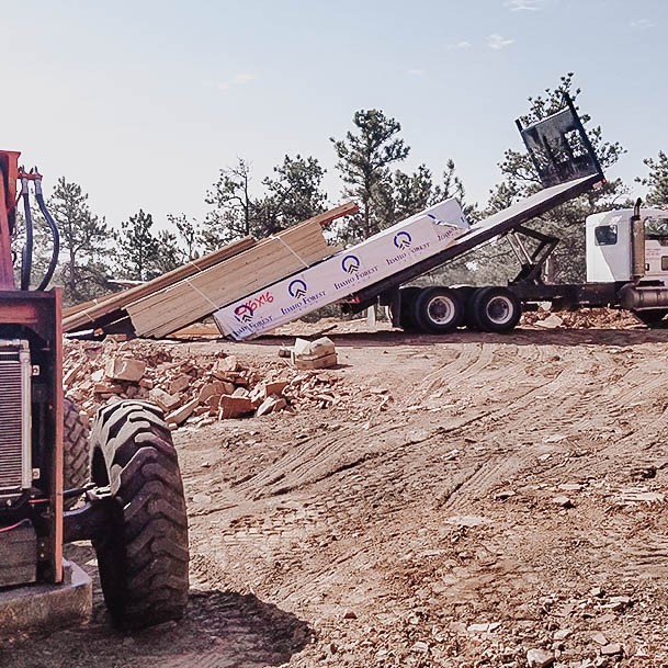 Construction Steps For Our New Custom House Lumber Delivery