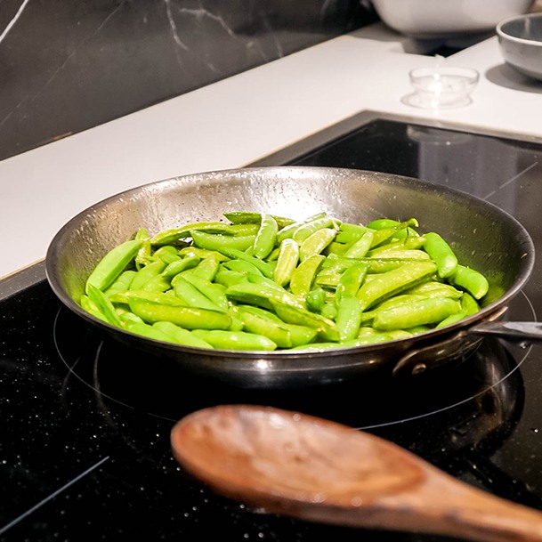 Cooking Stir Fry Sesame Seed Sugar Snap Peas Recipe