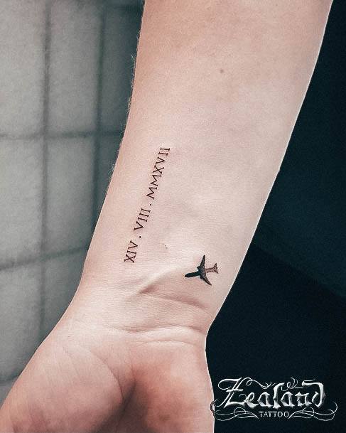 Cool Airplane Tattoos For Women