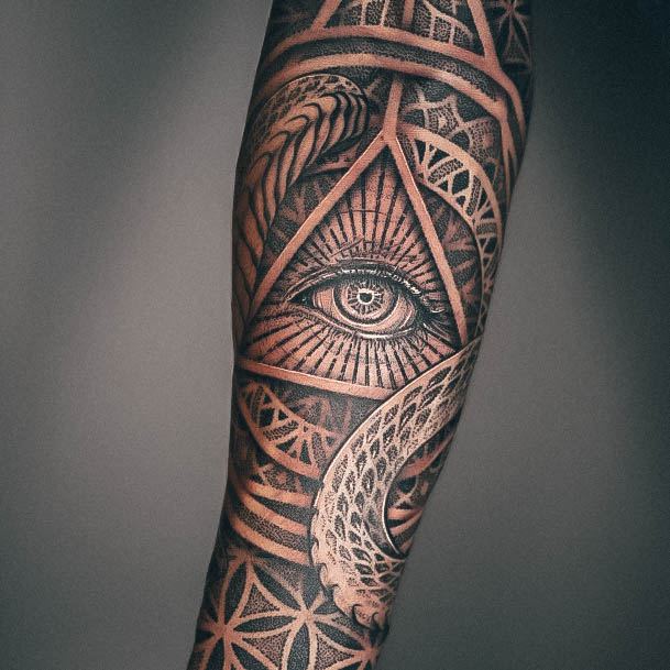 Cool All Seeing Eye Tattoos For Women