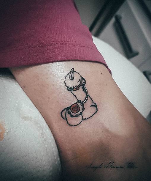 Cool Alpaca Tattoos For Women